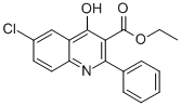 3-Quinolinecarboxylic acid, 6-chloro-4-hydroxy-2-phenyl-, ethyl ester CAS#: 93663-74-2