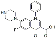 3-Quinolinecarboxylic acid, 6-fluoro-1,4-dihydro-4-oxo-1-phenyl-7-(1-p iperazinyl)- CAS#: 98106-13-9