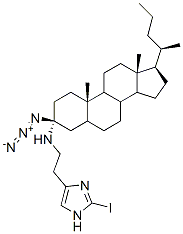 3 beta-azidocholyl-2-iodohistamine CAS#: 92921-04-5