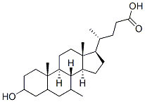 3-hydroxy-7-methylcholanoic acid CAS#: 96648-30-5