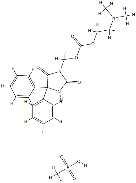 3-(hydroxymethyl)phenytoin N,N-dimethylaminoethyl carbonate CAS#: 92135-00-7