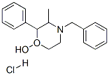3-methyl-2-phenyl-4-(phenylmethyl)morpholin-1-ol hydrochloride CAS#: 94200-16-5