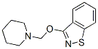 3-(piperidin-1-ylmethoxy)-1,2-benzisothiazole CAS#: 94087-34-0