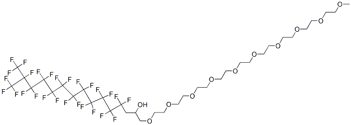 33,33,34,34,35,35,36,36,37,37,38,38,39,39,40,40,41,41,42,42,43,44,44,44-tetracosafluoro-43-(trifluoromethyl)-2,5,8,11,14,17,20,23,26,29-decaoxatetratetracontan-31-ol CAS#: 93776-09-1