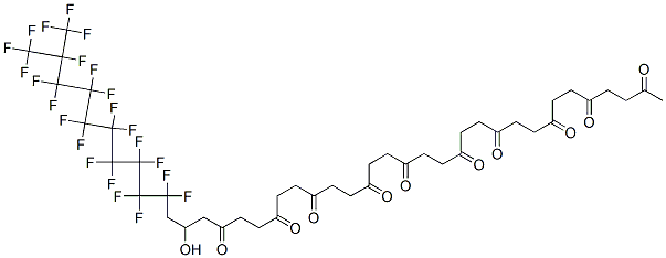 33,33,34,34,35,35,36,36,37,37,38,38,39,39,40,40,41,42,42,42-icosafluoro-41-(trifluoromethyl)-2,5,8,11,14,17,20,23,26,29-decaoxodotetracontan-31-ol CAS#: 93776-10-4