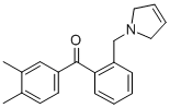 3,4-DIMETHYL-2'-(3-PYRROLINOMETHYL) BENZOPHENONE CAS#: 898763-32-1