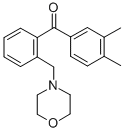3',4'-DIMETHYL-2-MORPHOLINOMETHYL BENZOPHENONE CAS#: 898750-56-6