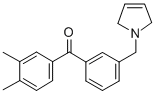 3,4-DIMETHYL-3'-(3-PYRROLINOMETHYL) BENZOPHENONE CAS#: 898749-04-7