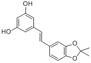 3,4-O-Isopropylidene-3,3',4,5'-tetrahydroxystilbene CAS#: 90275-02-8