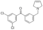 3,5-DICHLORO-3'-(3-PYRROLINOMETHYL) BENZOPHENONE CAS#: 898749-56-9
