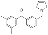 3,5-DIMETHYL-3'-(3-PYRROLINOMETHYL) BENZOPHENONE CAS#: 898749-07-0