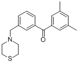 3,5-DIMETHYL-3'-THIOMORPHOLINOMETHYL BENZOPHENONE CAS#: 898763-25-2