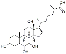 3,6,7,12-tetrahydroxycholestanoic acid CAS#: 95889-31-9
