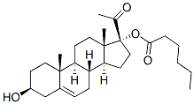 3beta,17-dihydroxypregn-5-en-20-one 17-hexanoate CAS#: 94201-44-2