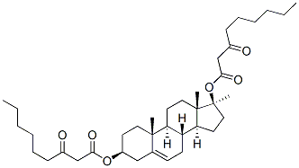 (3beta,17beta)-17-methylandrost-5-ene-3,17-diyl bis(3-oxononanoate) CAS#: 94030-88-3