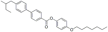 4'-(2-Methylbutyl)-1,1'-biphenyl-4-carboxylic acid 4-heptyloxyphenyl ester CAS#: 96757-94-7