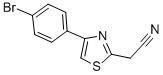 4-(4-BROMOPHENYL)-2-THIAZOLEACETONITRIL& CAS#: 94833-31-5
