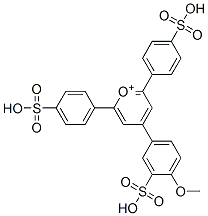 4-(4-methoxy-3-sulfophenyl)-2,6-bis-(4-sulfophenyl)pyrylium CAS#: 91788-04-4