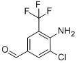 4-AMINO-3-CHLORO-5-(TRIFLUOROMETHYL)BENZALDEHYDE CAS#: 95656-51-2