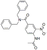 4-Acetamido-N,N-dibenzyl-3-nitrobenzamide CAS#: 95319-97-4