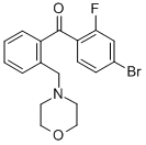 4-BROMO-2-FLUORO-2'-MORPHOLINOMETHYL BENZOPHENONE CAS#: 898750-86-2