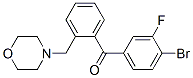 4'-BROMO-3'-FLUORO-2-MORPHOLINOMETHYL BENZOPHENONE CAS#: 898750-62-4