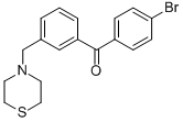 4'-BROMO-3-THIOMORPHOLINOMETHYL BENZOPHENONE CAS#: 898763-01-4