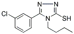 4-BUTYL-5-(3-CHLOROPHENYL)-4H-1,2,4-TRIAZOL-3-YLHYDROSULFIDE CAS#: 92696-66-7
