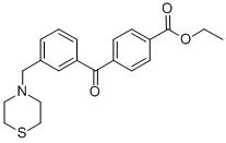 4'-CARBOETHOXY-3-THIOMORPHOLINOMETHYL BENZOPHENONE CAS#: 898762-94-2