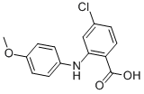 4-CHLORO-2-(4-METHOXY-PHENYLAMINO)-BENZOIC ACID CAS#: 91-38-3