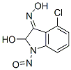 4-CHLORO-2-HYDROXY-1-NITROSOINDOLIN-3-ONEOXIME CAS#: 93490-32-5