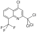 4-CHLORO-2-TRICHLOROMETHYL-8-TRIFLUOROMETHYL-QUINOLINE CAS#: 91991-76-3