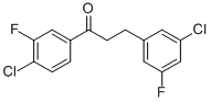 4'-CHLORO-3-(3-CHLORO-5-FLUOROPHENYL)-3'-FLUOROPROPIOPHENONE CAS#: 898750-85-1