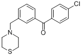4'-CHLORO-3-THIOMORPHOLINOMETHYL BENZOPHENONE CAS#: 898763-05-8