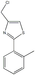 4-(CHLOROMETHYL)-2-(2-METHYLPHENYL)-1,3-THIAZOLE CAS#: 91349-33-6