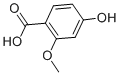 4-HYDROXY-2-METHOXY-BENZOIC ACID CAS#: 90111-34-5