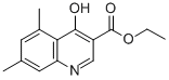 4-HYDROXY-5,7-DIMETHYL-QUINOLINE-3-CARBOXYLIC ACID ETHYL ESTER CAS#: 93514-84-2