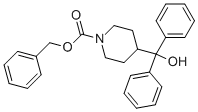 4-(HYDROXY-DIPHENYL-METHYL)-PIPERIDINE-1-CARBOXYLIC ACID BENZYL ESTER CAS#: 96067-93-5