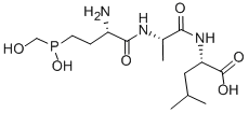 4-(Hydroxymethylphosphinyl)-L-2-aminobutanoyl-L-alanyl-L-leucine CAS#: 92567-89-0