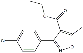 4-Isoxazolecarboxylic acid, 3-(4-chlorophenyl)-5-Methyl-, ethyl CAS#: 97026-71-6