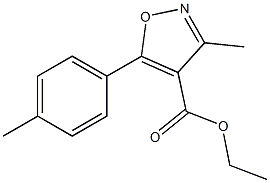 4-Isoxazolecarboxylic acid, 3-Methyl-5-(4-Methylphenyl)-, ethyl CAS#: 92248-58-3