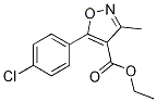 4-Isoxazolecarboxylic acid, 5-(4-chlorophenyl)-3-Methyl-, ethyl CAS#: 97026-72-7