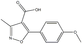 4-Isoxazolecarboxylicacid,5-(p-methoxyphenyl)-3-methyl-(7CI) CAS#: 91569-97-0