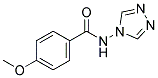 4-METHOXY-N-(4H-1,2,4-TRIAZOL-4-YL)BENZENECARBOXAMIDE CAS#: 90916-77-1