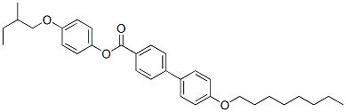 4'-(Octyloxy)biphenyl-4-carboxylic acid 4-(2-methylbutoxy)phenyl ester CAS#: 95049-24-4