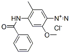 4-(benzoylamino)-2-methoxy-5-methylbenzenediazonium chloride CAS#: 97-40-5
