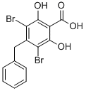 4-benzyl-3,5-dibromo-2,6-dihydroxy-benzoic acid CAS#: 97378-06-8