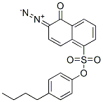 4-butylphenyl 6-diazo-5,6-dihydro-5-oxonaphthalene-1-sulphonate CAS#: 94349-48-1