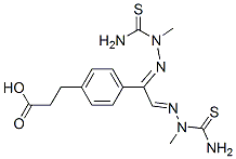 4-carboxyethylphenylglyoxal-bis(N-methylthiosemicarbazone) CAS#: 95297-83-9