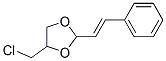 4-(chloromethyl)-2-(2-phenylethenyl)-1,3-dioxolane CAS#: 91324-60-6